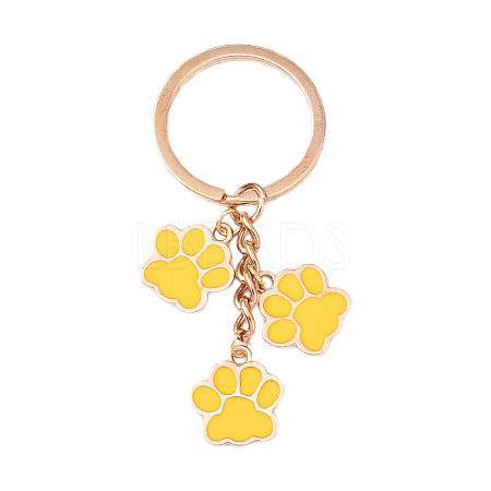 Alloy Enamel Keychains KEYC-YW00198-08-1