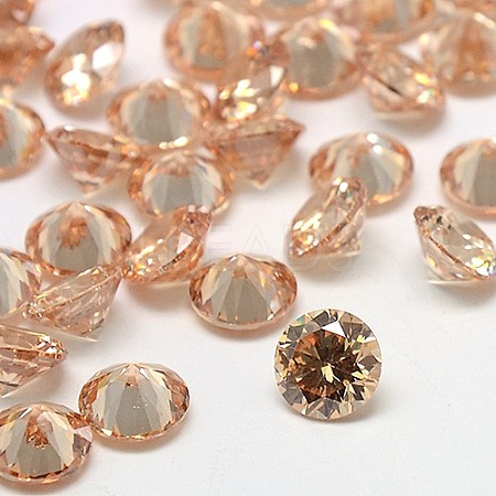 Cubic Zirconia Cabochons ZIRC-M002-4mm-001-1