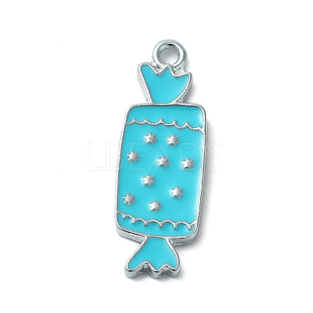 Winter Theme Alloy Enamel Pendants ENAM-M002-05H-P-1
