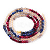 Natural & Synthetic Mixed Gemstone Beads Strands G-D080-A01-03-16-2