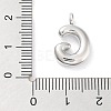 Rack Plating Brass Balloon Letter Pendants LS-KK-C050-01P-G-3