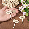 1 Bag Wooden Plant Labels AJEW-CA0004-83B-3