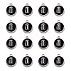Platinum Plated Alloy Charms LS-ENAM-S118-02I-P-2