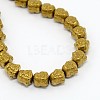 Electroplate Non-magnetic Synthetic Hematite Beads Strands G-J181-05-1