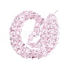 Electroplate Glass Beads Strands EGLA-N012-07F-2