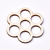 Wood Cabochons X-WOOD-TAC0003-35-1