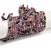 Natural Multicolor Tourmaline Beads Strands G-C181-B04-03-2