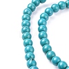 Synthetic Turquoise Beads Strands X-TURQ-G106-6mm-02E-2