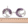 Natural Amethyst Big Pendants G-G910-K13-P-3