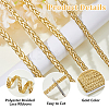 Polyester Braided Lace Ribbons OCOR-WH0105-181A-4