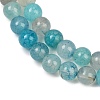 Natural Agate Beads Strands G-J361-01-8mm-5