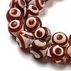 Tibetan Style dZi Beads Strands G-P526-D08-02-4