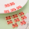Transparent Acrylic Pendants TACR-T024-02BA-910-6