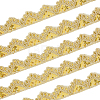 10 Yards Sparkle Polyamide Wavy Flower Lace Trim OCOR-WH20022-023A-1