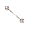304 Stainless Steel Straight Barbell Cartilage Earrings X-STAS-R115-29C-P-3