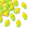 Mango Opaque Acrylic Pendants FIND-CJZ0001-007-1