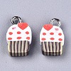 Handmade Polymer Clay Charms X-CLAY-T016-61-2