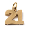 316 Surgical Stainless Steel Charms STAS-WH0022-84G-21-1