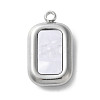 304 Stainless Steel Acrylic Pendants STAS-M091-02C-P-1