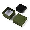 Cardboard Paper Jewelry Storage Boxes with Sponge CON-P023-01A-01-2