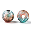 Transparent Crackle Acrylic Beads CACR-N002-14A-2