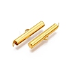 Iron Slide On End Clasp Tubes IFIN-R212-2.0cm-G-2