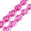 Transparent Glass Beads Strands DGLA-N021-02A-05-1