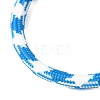 Braided Round Polyester Cord Bracelet Makings FB-CBAEDA0-01G-32-2