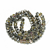 Electroplate Glass Beads Strands X-EGLA-Q094-A18-2