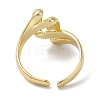 Brass Open Cuff Rings RJEW-Q778-49G-3