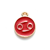 Alloy Enamel Pendants ENAM-S124-01A-07D-2