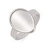 Non-Tarnish 304 Stainless Steel Cuff Ring Components LS-STAS-G341-01P-1