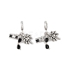 Rack Plating Alloy Crystal Rhinestone European Dangle Charms FIND-C055-29P-1