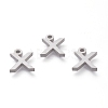 Tarnish Resistant 304 Stainless Steel Pendants STAS-A045-05P-1