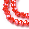 Electroplate Glass Beads Strands EGLA-A034-P2mm-A10-2