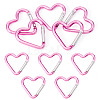 5Pcs Zinc Alloy Spring Gate Rings FIND-TA0009-73M-1