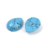 Dyed Synthetic Turquoise Cabochons G-H094-01A-20-2
