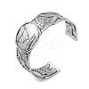 Constellation Alloy Open Cuff Bangles for Women Men BJEW-C064-01AS-01-1