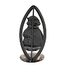 Iron Candle Holder for Christmas AJEW-B008-06R-2