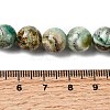 Natural Green Line Jasper  Beads Strands X-G-L639-A01-10mm-5
