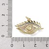 Real 18K Gold Plated Brass Micro Pave Cubic Zirconia Pendants KK-L209-070G-02-3