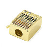 Rack Plating Brass Cubic Zirconia European Beads KK-Q784-39G-3