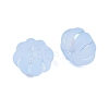 Frosted Transparent Acrylic Beads OACR-P029-03B-01-3