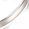 304 Stainless Steel Cuff Bangles STAS-I110-10-8mm-4
