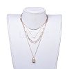 Double Layer Necklaces & Chain Necklaces Sets NJEW-JN02753-5