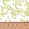 3/0 Baking Paint Transparent Colours Glass Round Beads SEED-L011-13A-14-4
