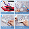 SUPERFINDINGS 4 Sheets 4 Styles Reflective PET Waterproof Car Stickers STIC-FH0001-03-4