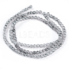 Spray Painted Glass Beads Strands GLAA-A038-B-49-2