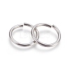 Tarnish Resistant 304 Stainless Steel Saw Cut Open Jump Rings STAS-P212-25P-08-1