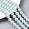 Glass Pearl Beads Strands HY-G002-01F-12-4